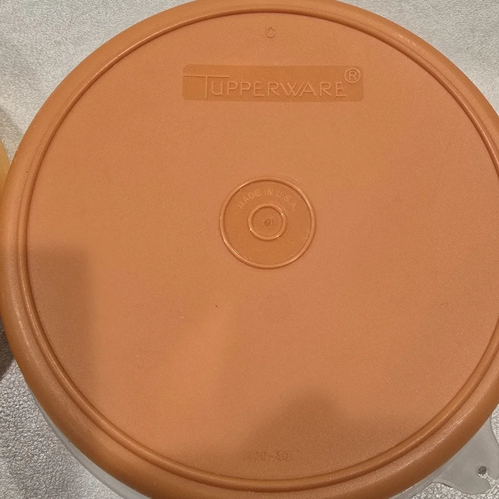 Tupperware Mixed Lot Wonder Bowls Harvest, Canister Granite, Pie Slice